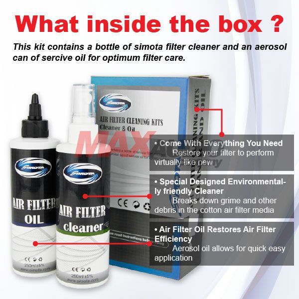 Buy WORKS ENGINEERING U.S.A/ SIMOTA Big Bottle Cleaner and Oil Performance Air Filter Cleaning